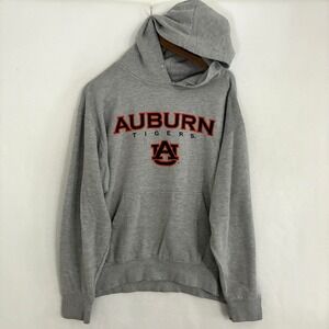 Auburn University Tigers Hoodie Adult Size L Preppy Pullover Sweater